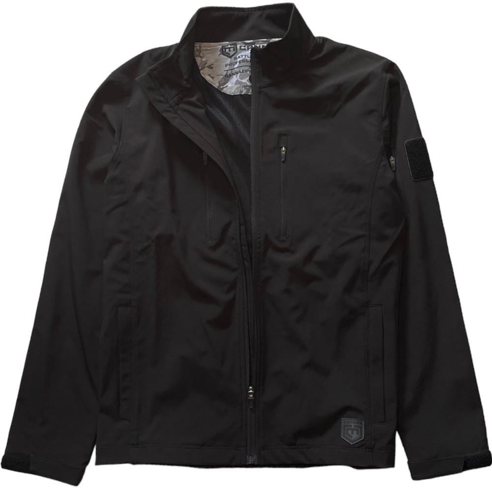 CANNAE Jacket Full Zip X Small Long Sleeve NWOT Waterproof Black Womens XS